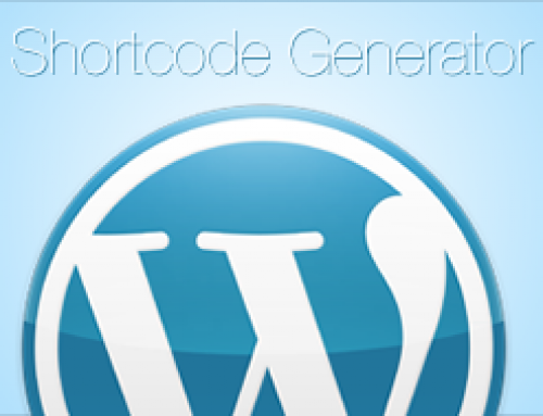 Shortcode generator for WordPress